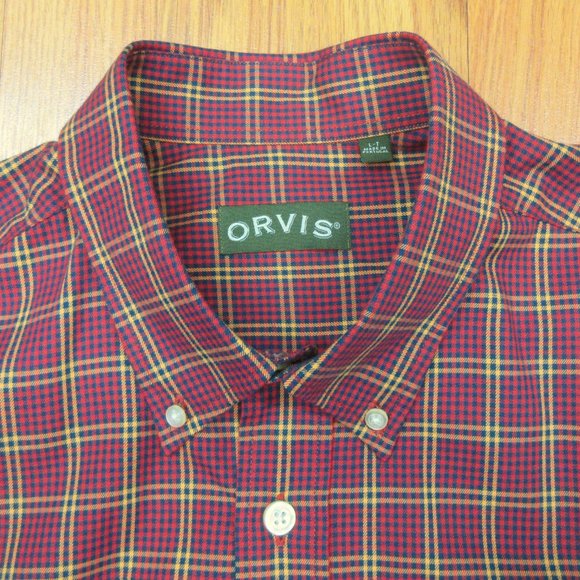 Orvis Shirts Tall Large Lt Orvis Regular Fit 0 Cotton Shirt